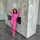 Jade Jumpsuit - Pink