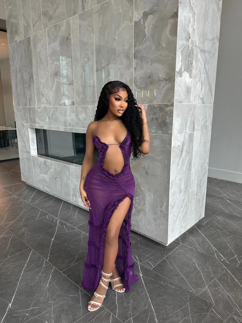 Aruba Dress - Purple