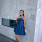 Arianna Dress - Blue Sale