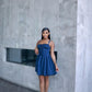 Arianna Dress - Blue Sale