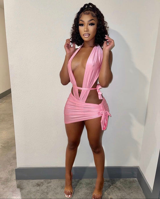 Seductive Dress (Pink)